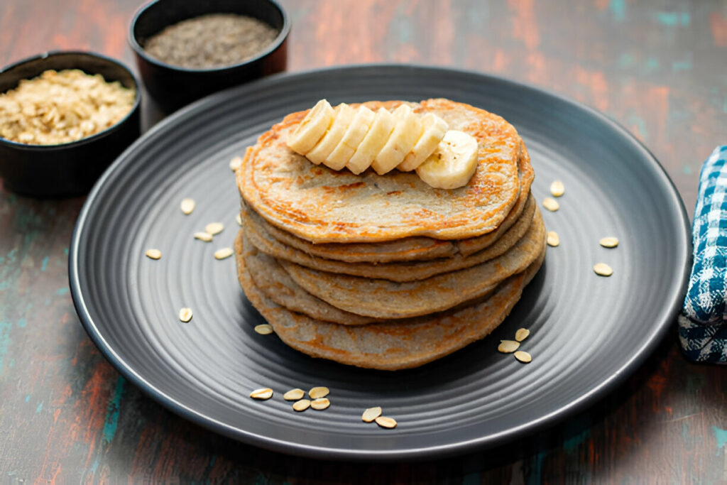 Tortitas de avena y plátano BLW