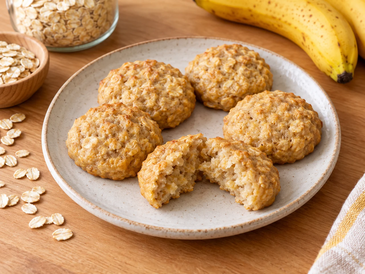 Galletas de avena para bebés BLW