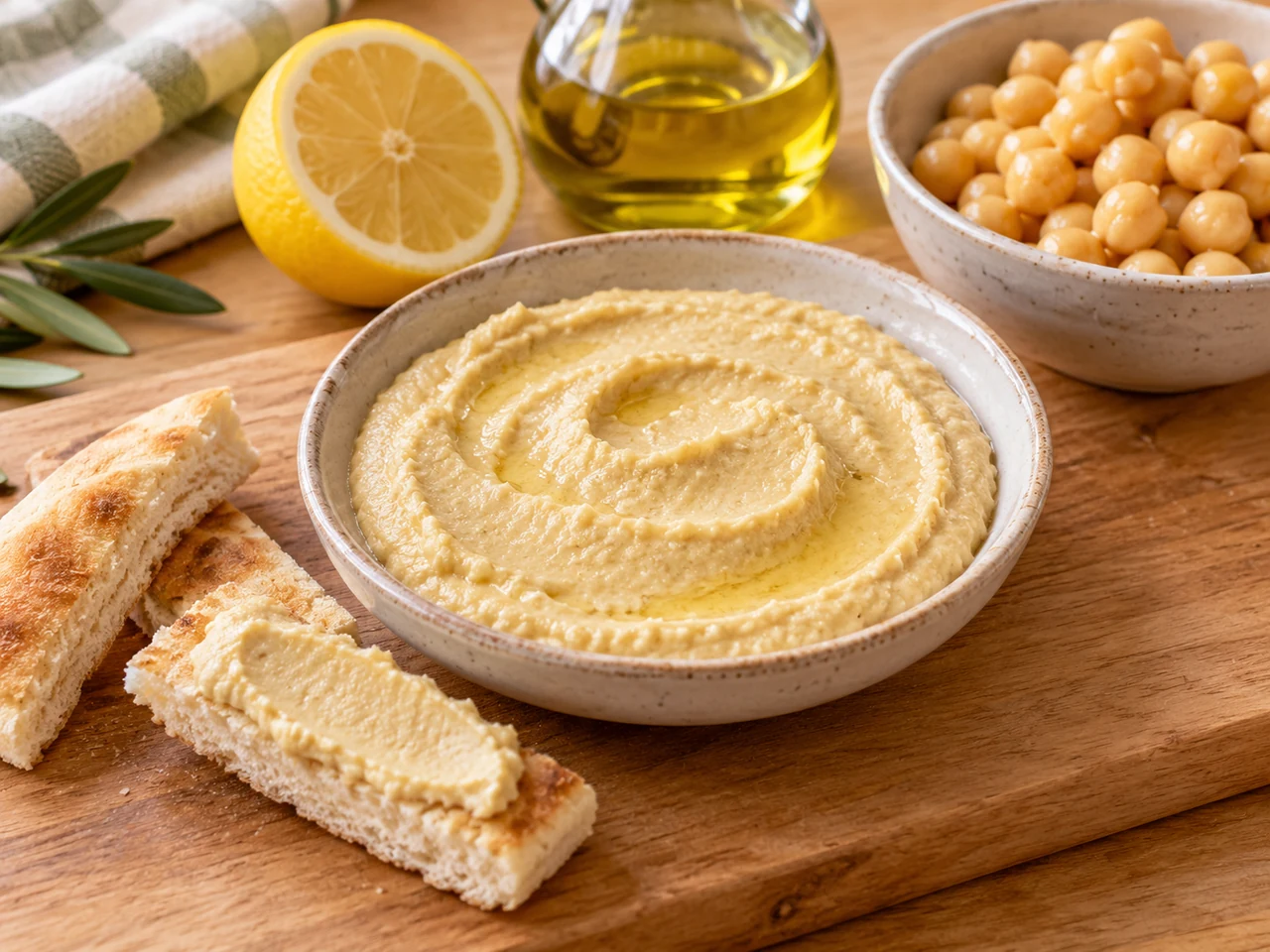 Hummus para bebés BLW