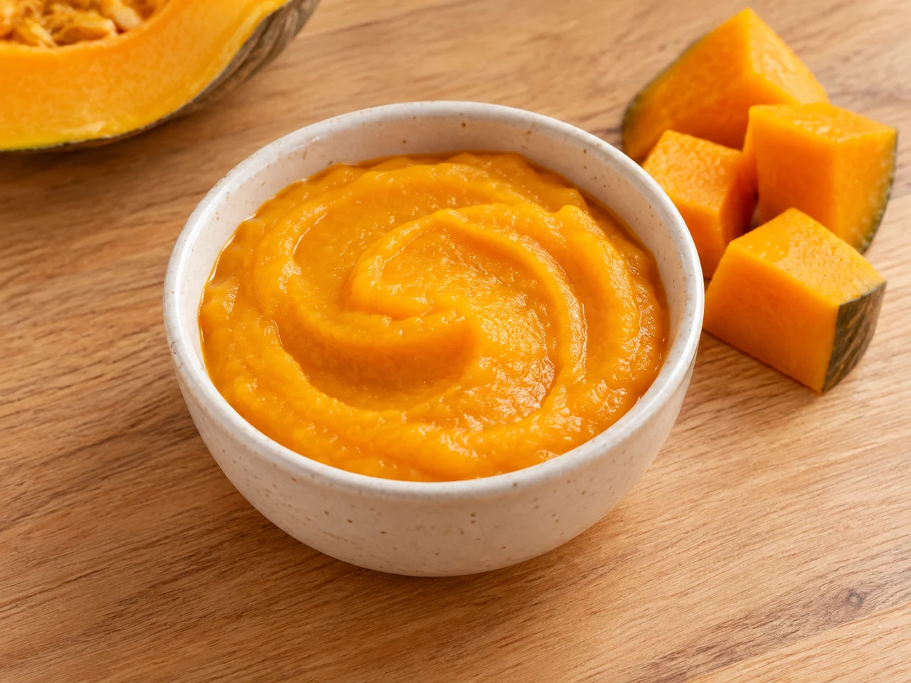 Puré de calabaza para bebés